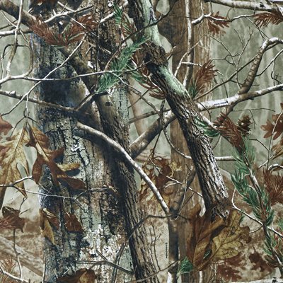 Sample of Camouflage Suede Cloth RealTree AP HD