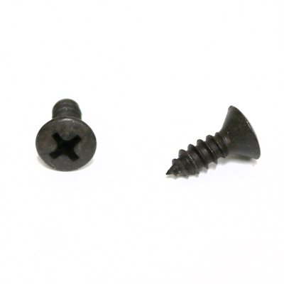 Phillips Oval Head Tapping Screws #8 x 1/2" Black