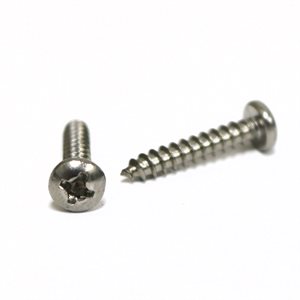 Phillips Pan Head Tapping Screws #6 x 3/4" Stainless Steel