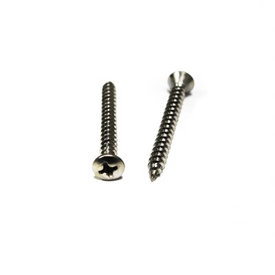 Phillips Oval Head Tapping Screws #8 x 1 1/2" Stainless Steel