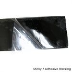 Adhesive Backed Hook Fasteners 1 1/2" Black