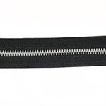 Aluminum Zipper #5 Chain Black