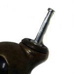 Antique Hooded Spherical Ball Caster 1 1/2" w/ Grip Neck Stem DISCONTINUED