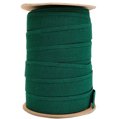 Recacril Acrylic Canvas Binding 1 1/4" One Side Folded Green Tweed