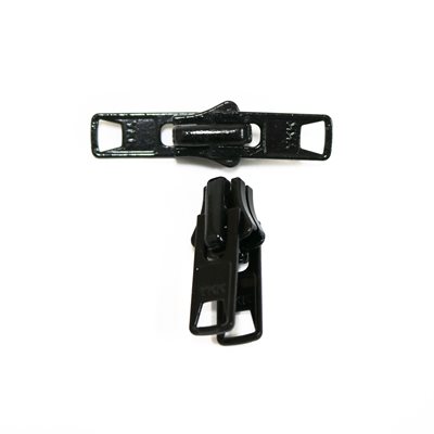 Marine Zipper Slide #10 Double Pull Black