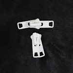 Marine Zipper Slide #10 Double Pull White
