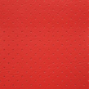 Sample of Soft Impact Monticello Perforated Vinyl Red