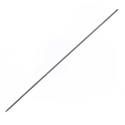 Straight Single 3 Square Point Needle 10"