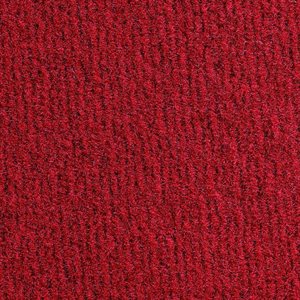 Sample of El Dorado Cutpile Carpet Neon Red Latexed