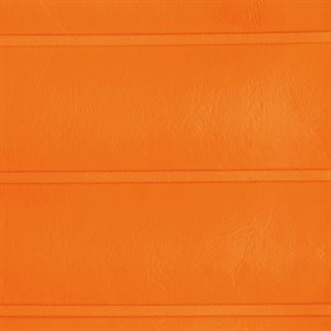 Seascape Quilted / Pleated Marine Vinyl Orange