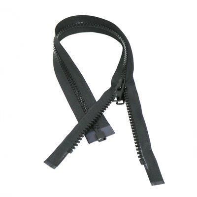 Marine Zipper #10 Separating 48" Black