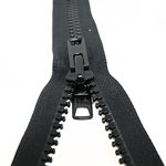 Marine Zipper #10 Separating 84" Black